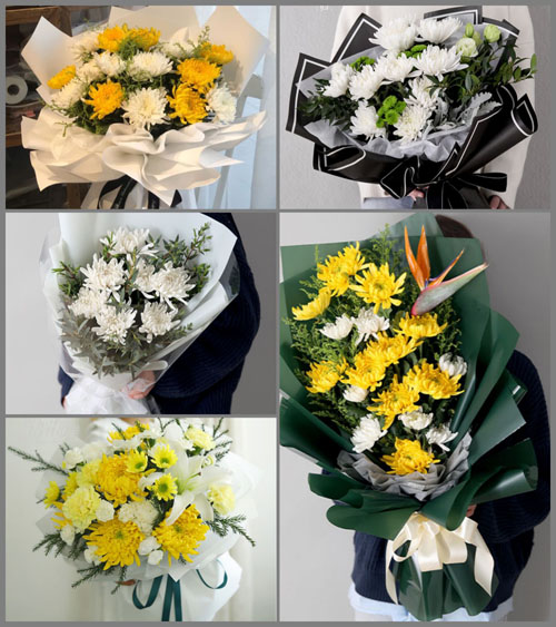 吉林吉林市磐石市石嘴镇白事花束代送